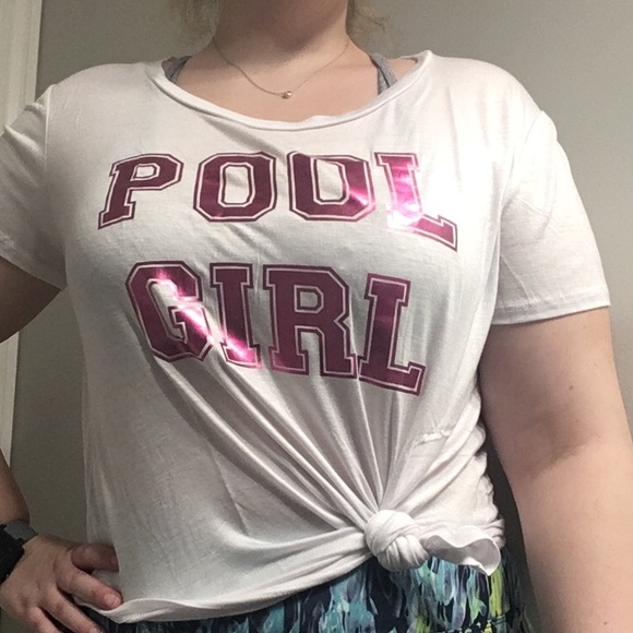 Pool Girl 🏊🏻‍♀️ Super Soft High Low Tee - Picture 2 of 8